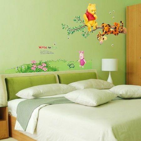 Wall Sticker sit on tree Disney Winnie The Pooh’s Baby Nursery Room 