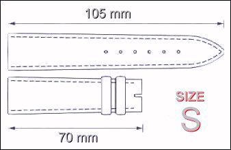 wrist circumference of ca 165 195 mm l large 125 85 mm for wrist 