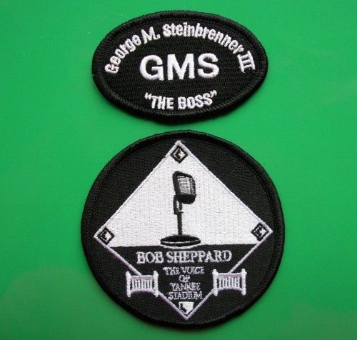 STEINBRENNER GMS SHEPPARD YANKEES MEMORIAL 2 PATCH SET  