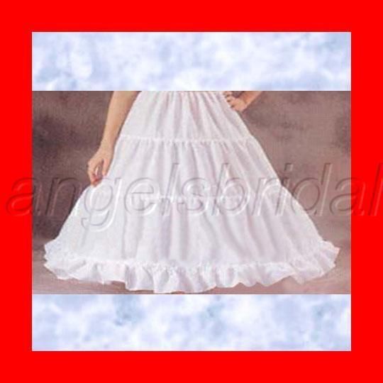   BRIDAL WEDDING GOWN CRINOLINE PETTICOAT SKIRT SLIP SIZE M 19  