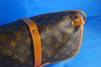 AUTHENTIC LOUIS VUITTON MONOGRAM SAUMUR 30 TOTE SHOULDER BAG  