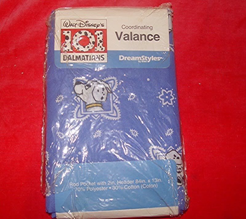 101 DALMATIONS VALANCE WALT DISNEY DREAMSTYLES NIP  