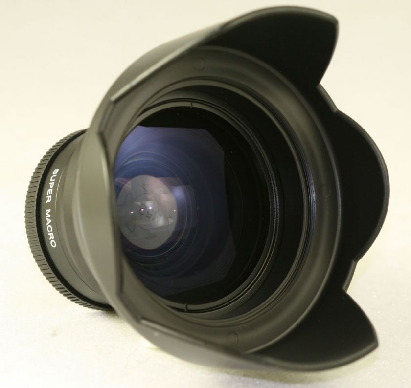 Professional High Definition 0.34X Super FishEye Lens with macro