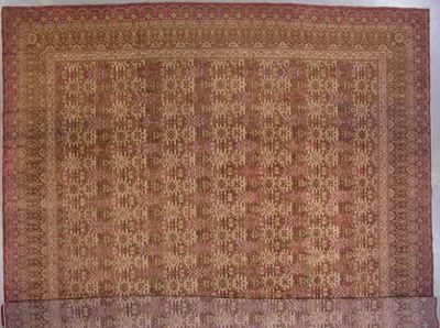 13x19 LIGHT GREEN ANTIQUE AGRA ORIENTAL AREA RUG CARPET  