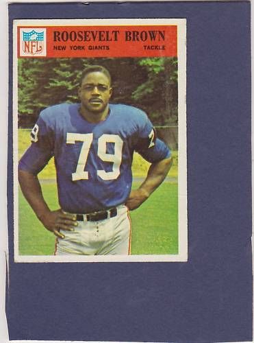 1966 Philadelphia ROOSEVELT BROWN   Giants  