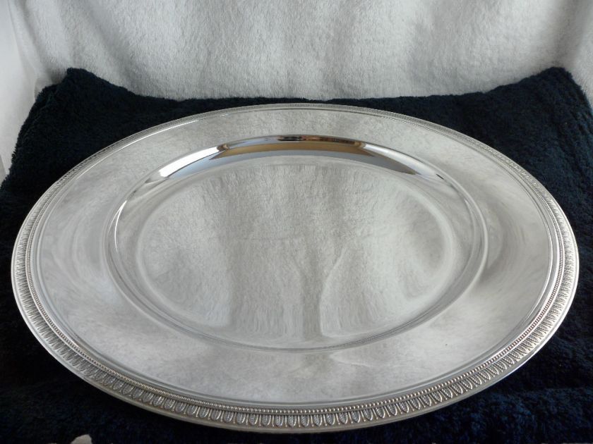 Christofle Silver Plat Rond Malmaison Dia,35cm Platter  