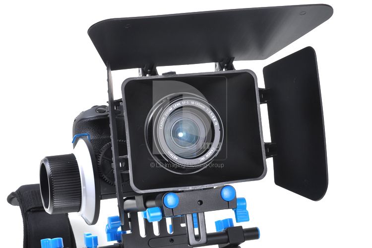   Barndoor Matte Box for 15mm rod support follow focus DV GH2 600D D7000