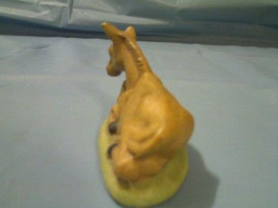 This VINTAGE NATIVITY LYING DONKEY FIGURINE MADE IN CHINA is in VERY 