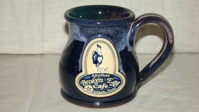 Deneen Handthrown Pottery Coffee Cup Mug Another Broken Egg Cafe 