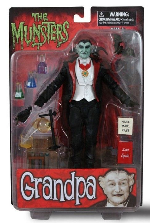   MUNSTERS Grandpa Munster Diamond Select Toys 7 Figure NEW MINT  