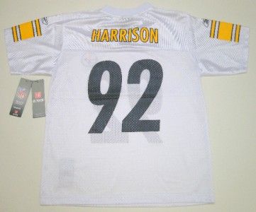 NFL Reebok Pittsburgh Steelers James Harrison Team Apparel Youth 