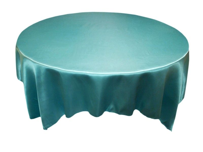 SATIN square table overlay 90x90   25 COLORS  