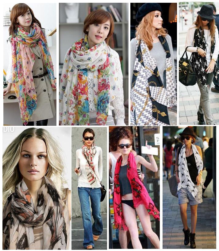12 Styles Pick New Lady Scarf Wrap Shawl 2011 Hot Sell  