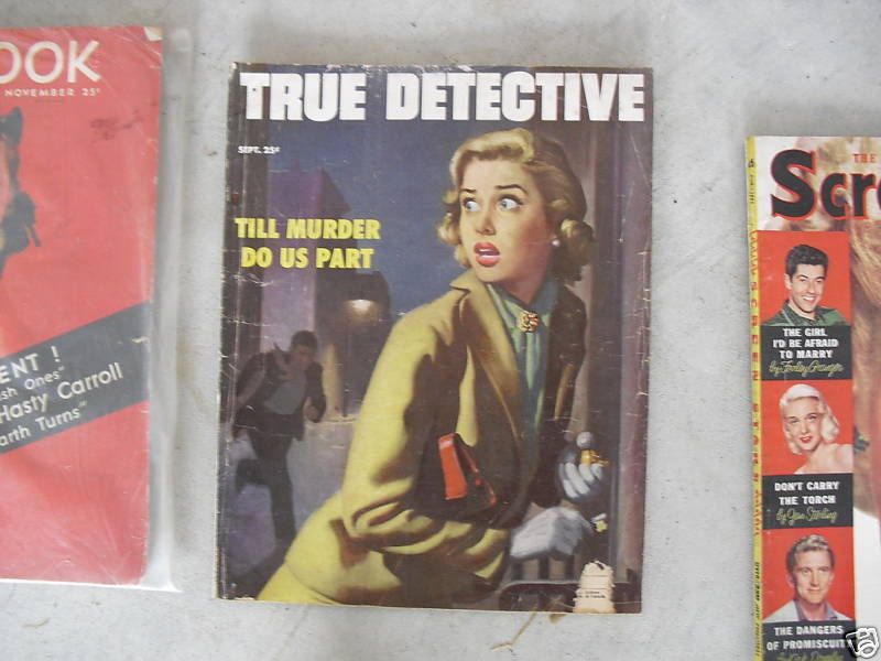 Vintage September 1953 True Detective Magazine LOOK  