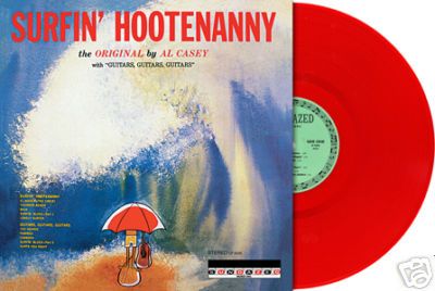 AL CASEY SURFIN HOOTENANNY POUNDING 60s SURF LP  