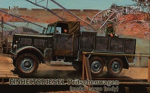 IBG 1/35 35003 EINHEITSDIESEL Pritschenwagen Metal Body  