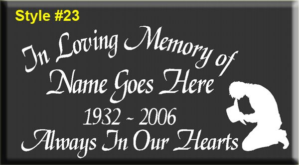 10 PACK~ IN LOVING MEMORY OF VINYL DECAL STICKER RIP *  