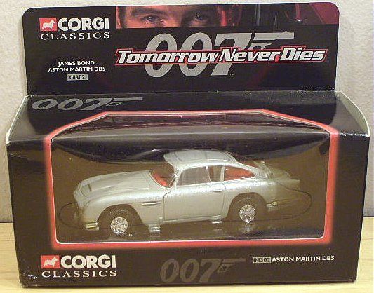 Corgi 04302 JAMES BOND ASTON MARTIN DB5  TOMORROW NEVER  