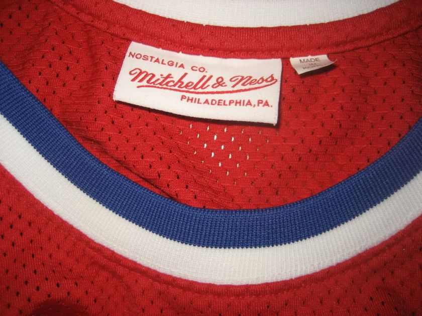 Authentic Mitchell and Ness Dr J Allstar Jersey Mens Size 48 Awesome 