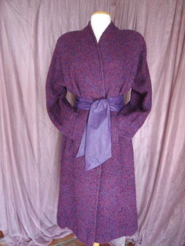 ELISABETH JONSSON BROWN WEAVER ARTISAN HANDWOVEN COAT~S  