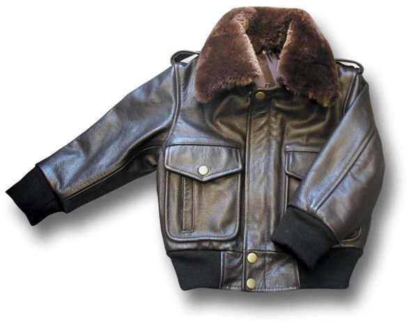 KIDS LEATHER A3 PILOT JACKET  