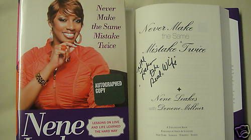   SIGNED Never Make Same Mistake Twice 1/1 HC 9781439167304  