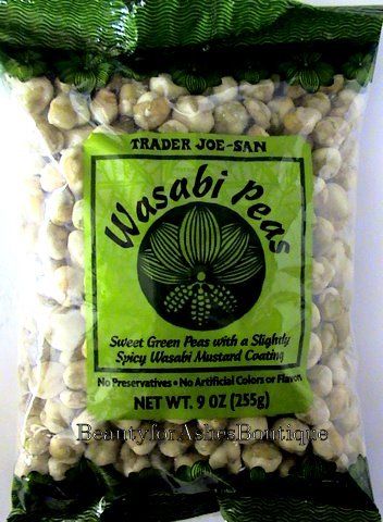 TRADER JOES SAN WASABI PEAS SWEET SPICY NATURAL 9 OZ  