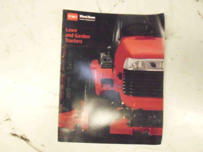Wheel Horse 1997 Toro Tractors Sales Catalog Classic  