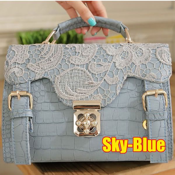 NEW Fashion Sweet Lady Lace Handbag Shoulder Bag 6 Colors SIMITTER 