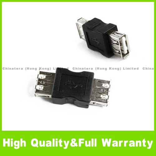 USB 2.0 Plug A Female to Female Coupler Cord Adapter  