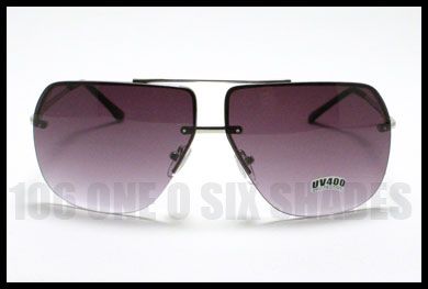 NAVIGATOR Sunglasses Spring Hinge SILVER Gradient Lens  