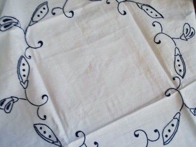 French Chic Hand Emboridery Hemstitch Euro Pillowcase B  