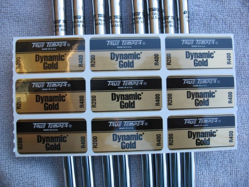 BRAND NEW TT DYNAMIC GOLD R400 .355 TAPER IRON SHAFTS  