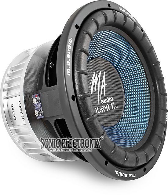   HK12X2 (HK 12X2) 12 Dual 2 ohm Competition Hard Kore Car Subwoofer