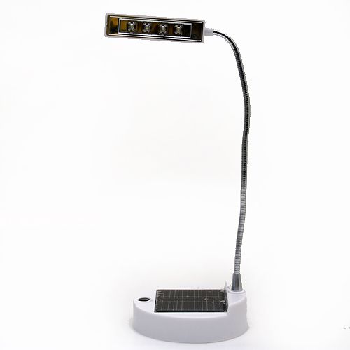 LED Solar Power Flexible Desktop Reading Light Lamp  