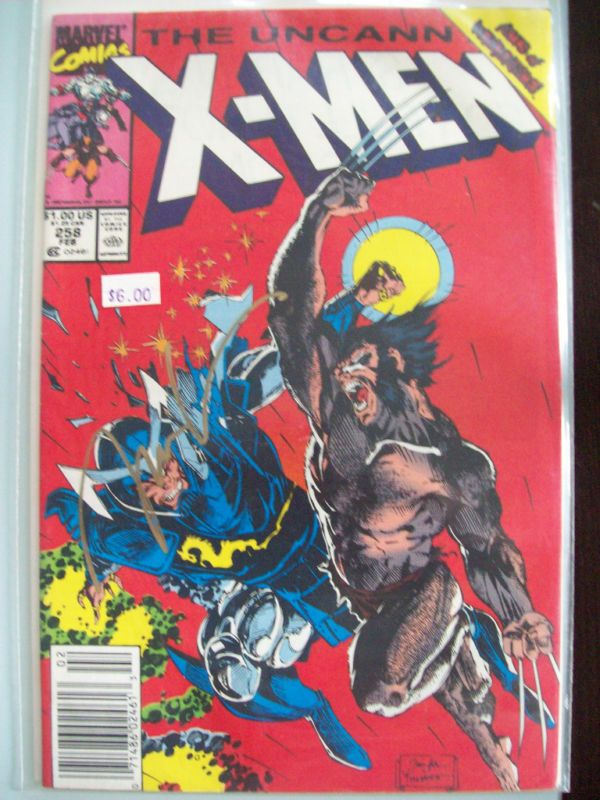 The Uncanny X men #258 Signed Jim Lee  