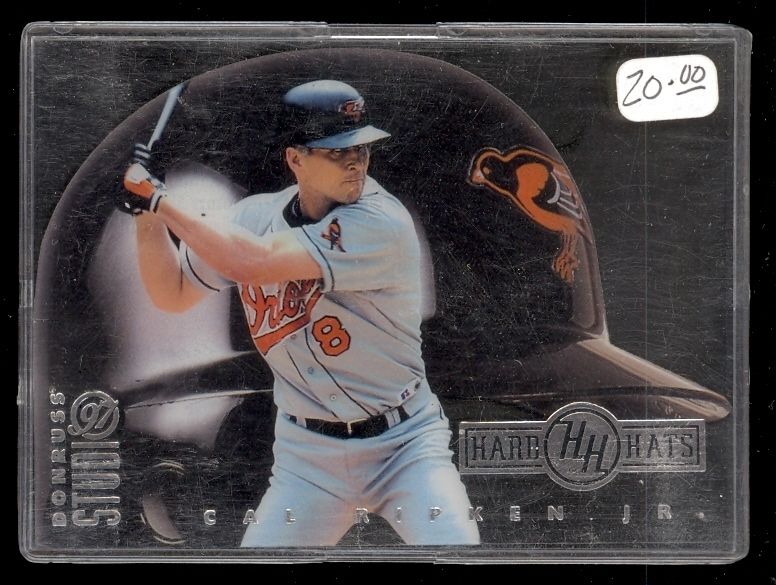 1997 Donruss Studio Hard Hats Cal Ripken Jr Card #/5000  