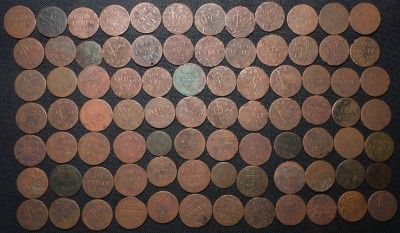 17th 18th CENTURY ANTIQUE VOC COPPER DUIT US COINS ANCIENT COLONIAL 