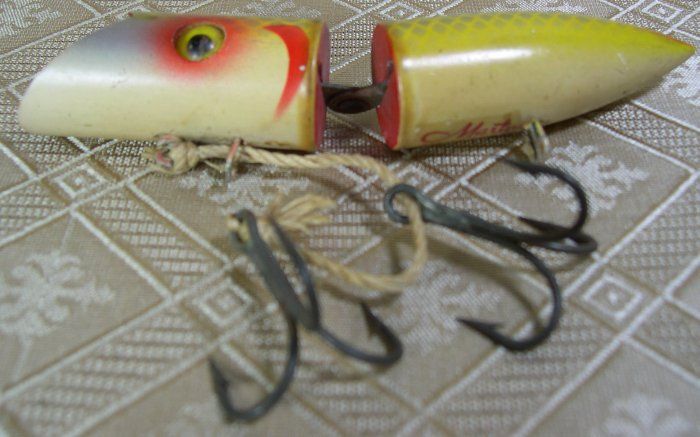 Martin Jointed Salmon Plug 5J 13 Yellow Silver Scale In the Correct 