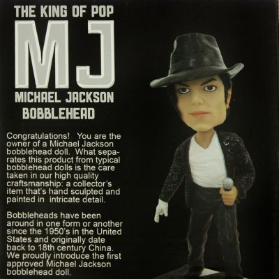   Officially Licensed MJ King of Pop Hand Sculpted 856422002302  