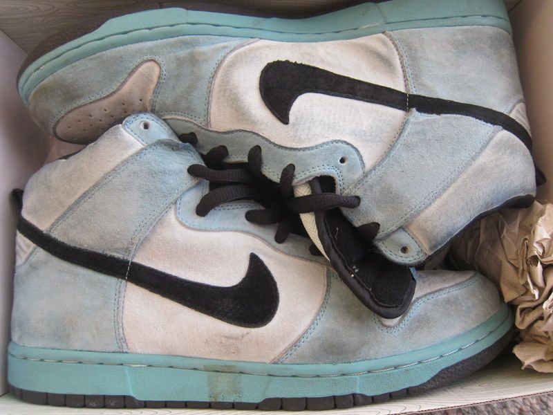 2004 Nike Dunk High SB Sea Crystal sz 12 Supreme Ice  