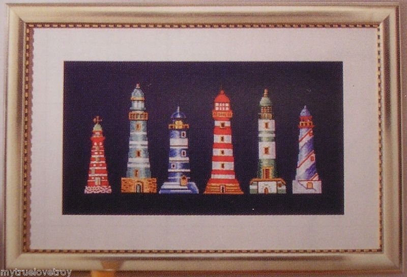 DMC Lighthouse Cross Stitch Pattern Chart ~ New  