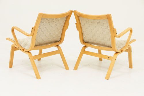 Pair Albert Lounge Chairs by Finn Ostergaard Danish Modern  