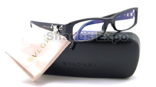 NEW BVLGARI EYEGLASSES BV 4034B BLACK 4034 501 AUTH  