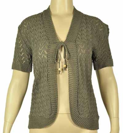 LADIES KNITTED SHRUG CARDIGAN WOMENS TOP SIZE 14   24  