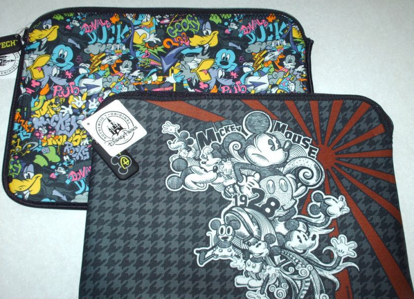 Disney reversible Mickey Laptop sleeve case cover 13  