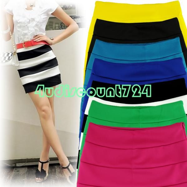 FASHIONABLE SEXY MINI SHORT A LINE SKIRT DRESS 7 COLOR CHOICE  