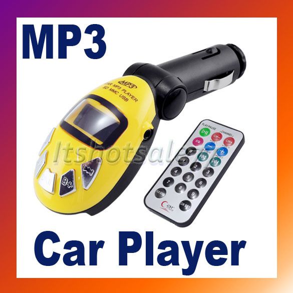 Car  Player Wireless FM Transmitter USB SD MMC Slot  