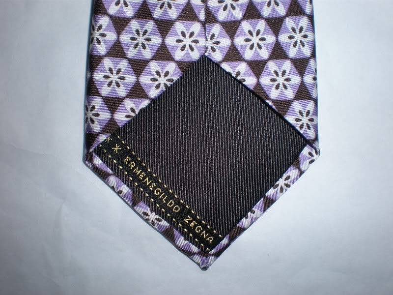 ERMENEGILDO ZEGNA silk tie   New with Tags  