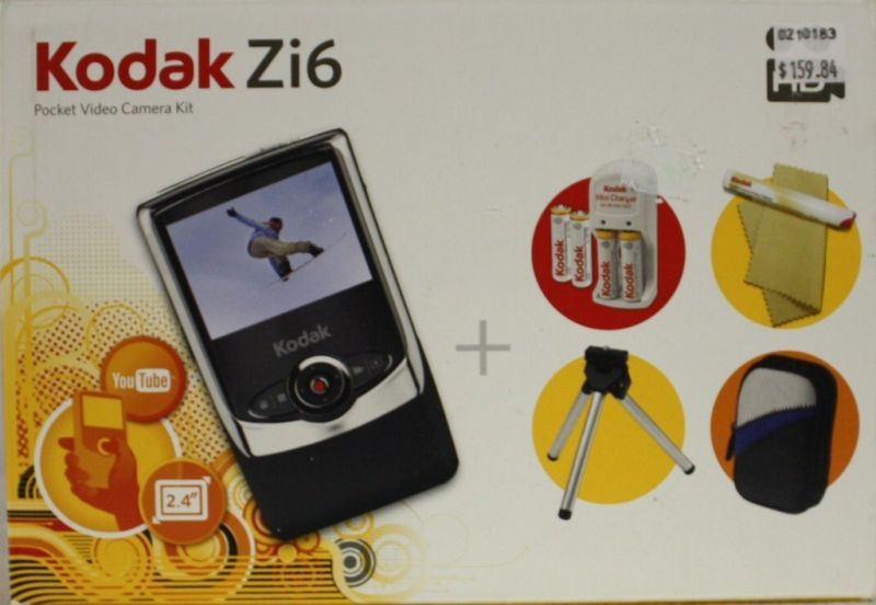 KODAK POCKET VIDEO CAMERA KIT VI6  